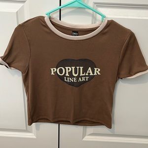 Size small crop tee